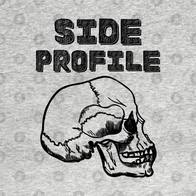 Side Profile - human skull by RIVEofficial